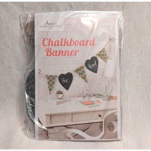 NIP Chalkboard Banner Heart Kind Craft Kit Annies Creative Girls Club  ACG2531